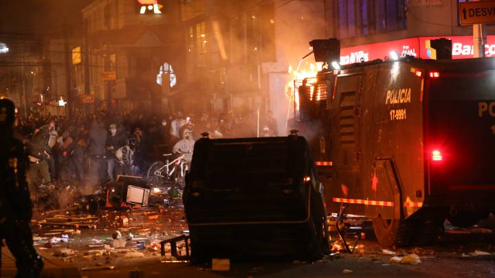  EN VIDEOS: CAOS EN BOGOTÁ