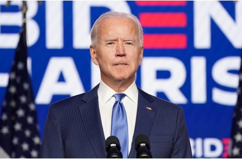  BIDEN CANTA VICTORIA EN USA