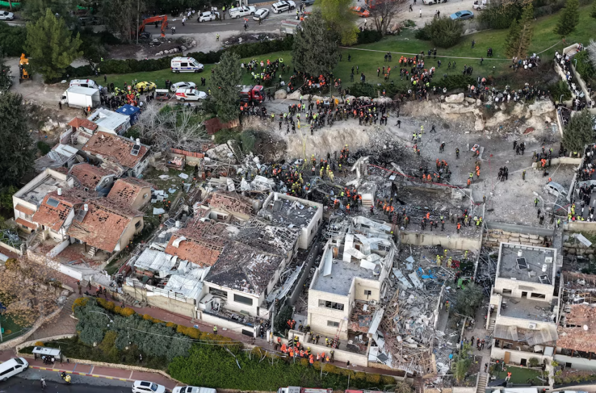  Irán responde a bombardeos y ataca  a Israel, Qatar y otros países en Medio Oriente